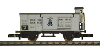 1996 Gedeckter G&uuml;terwagen mit Bremserhaus